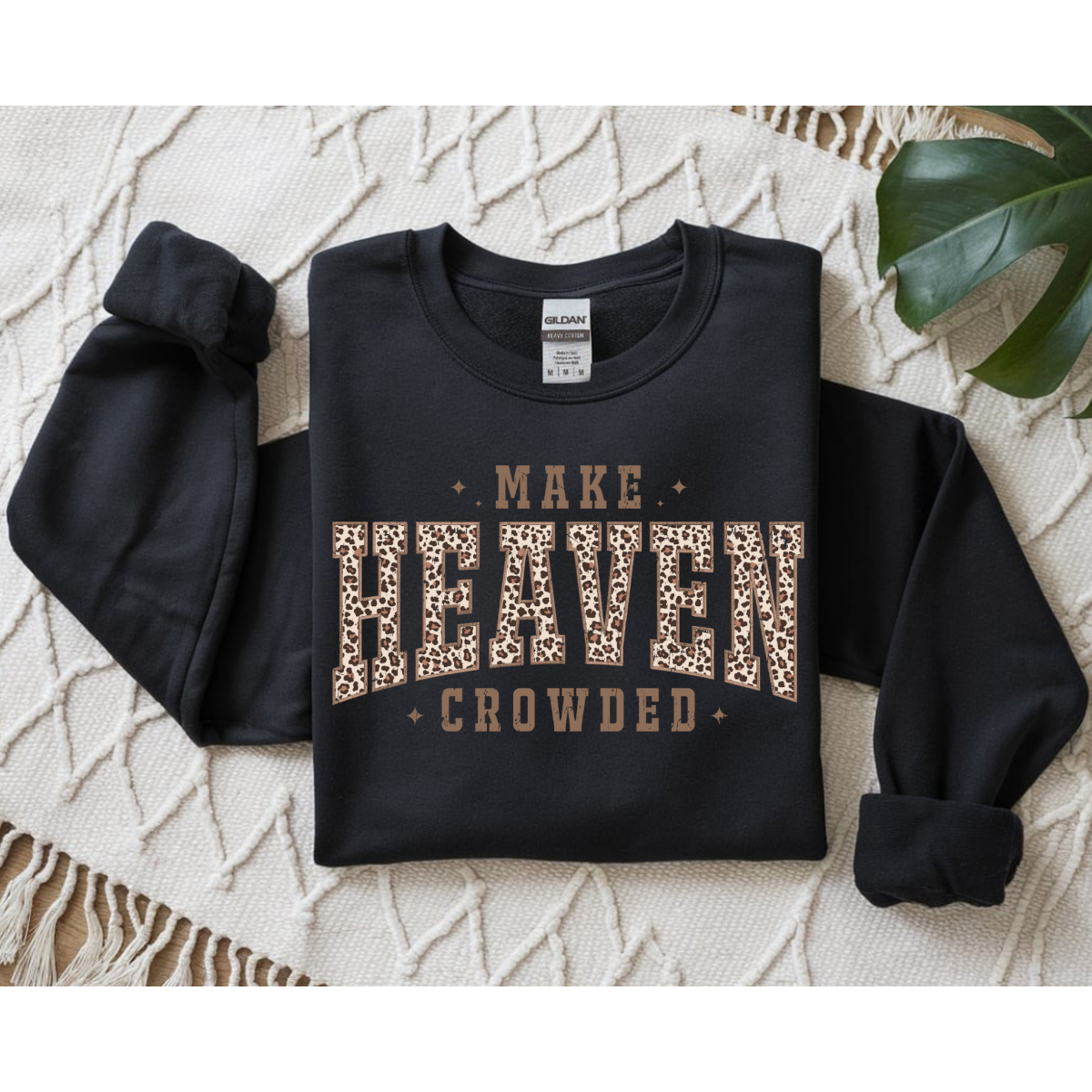 Make Heaven Crowded Leopard DTF Transfer