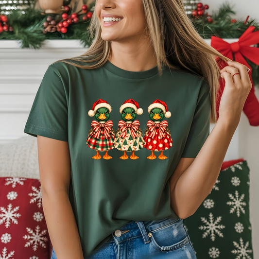 Mallard Christmas DTF Transfer