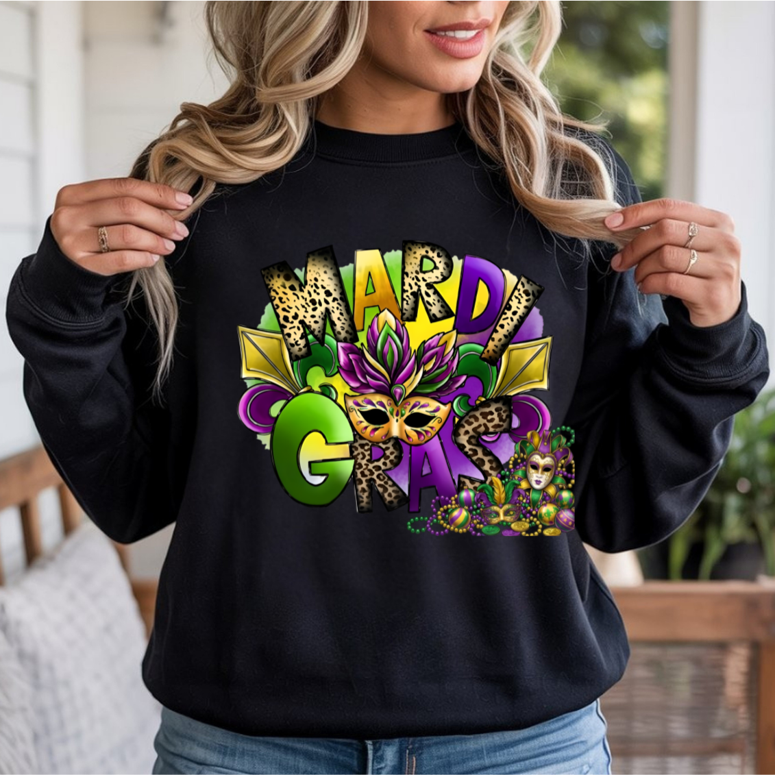 Mardi Gras DTF Transfer