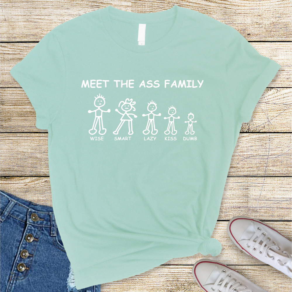 Meet The ASS Family DTF Transfer