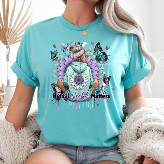 Mental Health Matters Girl DTF Transfer