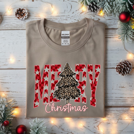 Merry Christmas Stars DTF Transfer