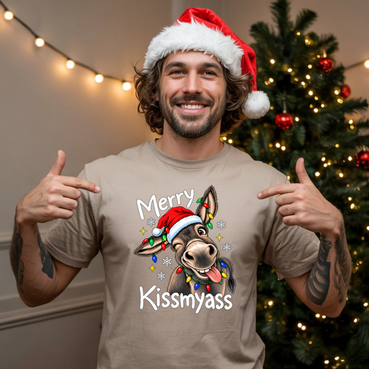 Merry Kissmyass DTF Transfer