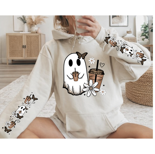 Ghostie with Leopard DTF Transfer