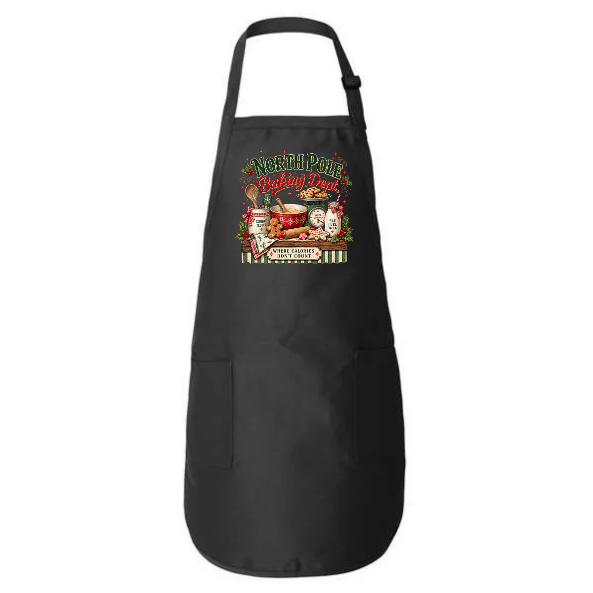 Holiday Baking Apron - North Pole Baking Dept
