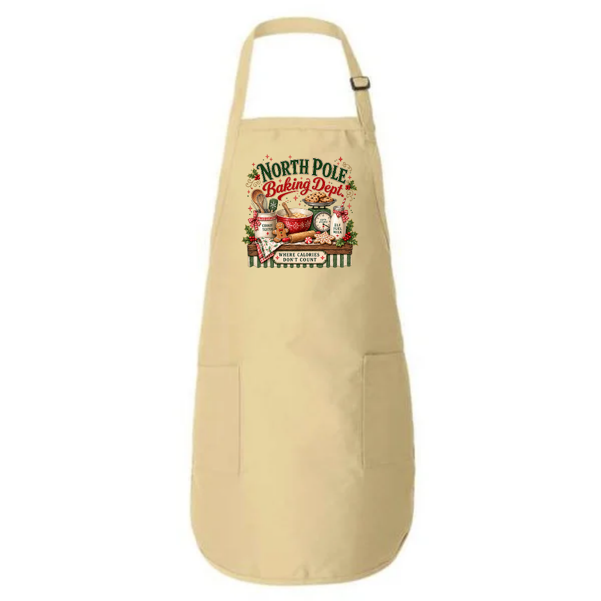 Holiday Baking Apron - North Pole Baking Dept