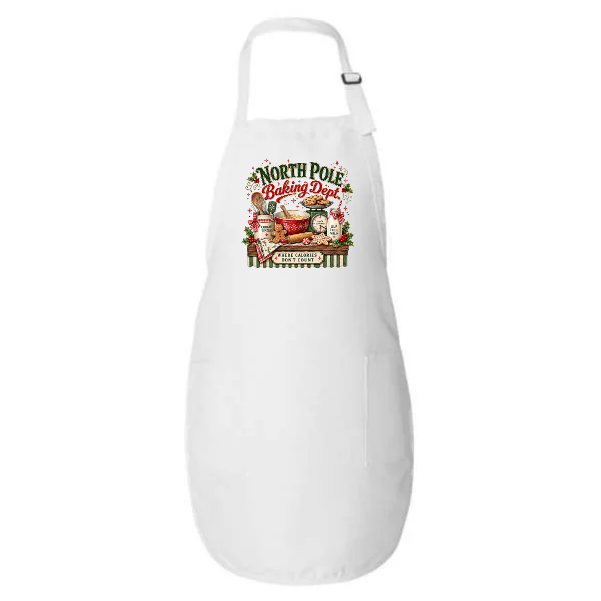 Holiday Baking Apron - North Pole Baking Dept