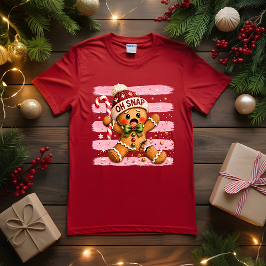 Oh Snap Gingerbread DTF Transfer