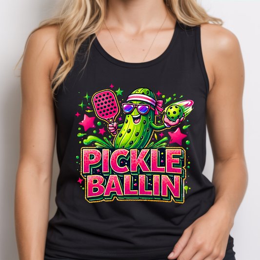 Pickle Ballin DTF Transfer