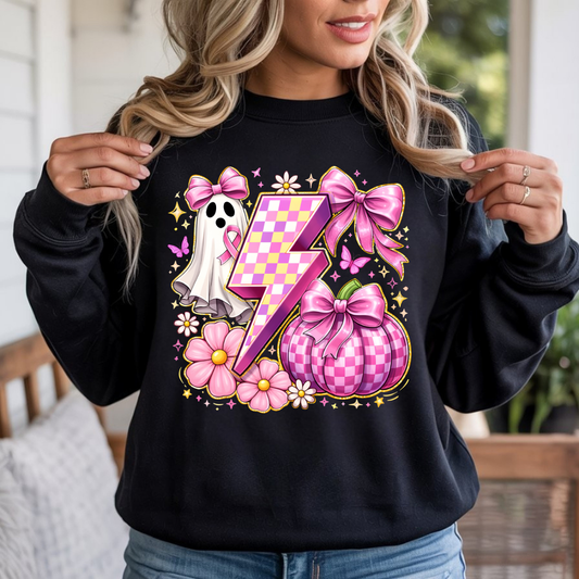 Pink Preppy Ghostie DTF Transfer