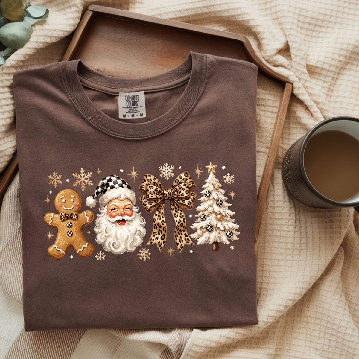 Preppy Santa Retro DTF Transfer