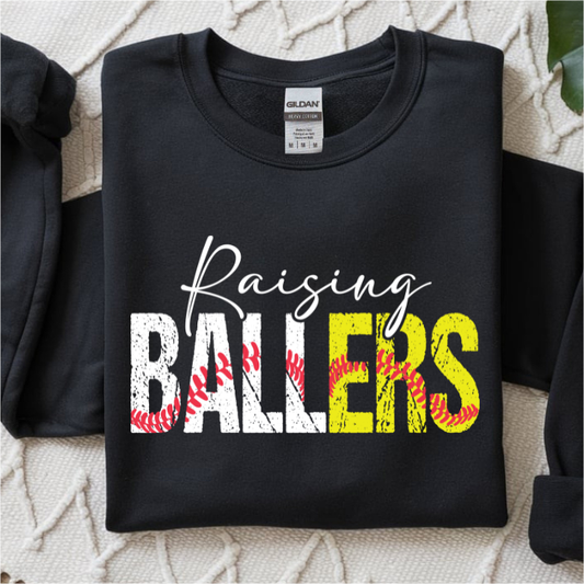 Raising Ballers Baseball DTF Transfer