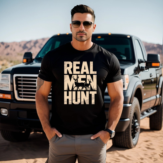Real Men Hunt DTF Transfer