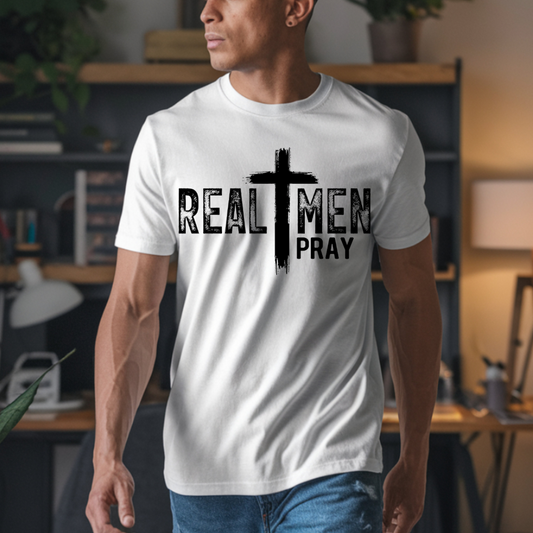 Real Men Pray DTF Transfer