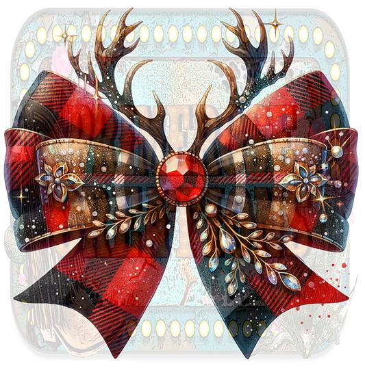 Design - Reindeer Coquette Bow