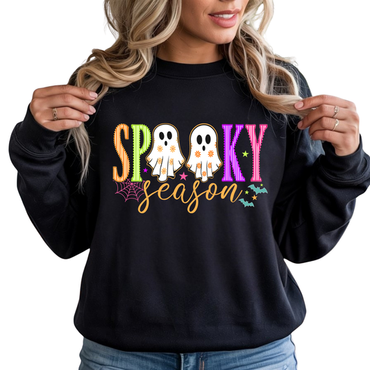 Retro Striped Spooky Season DTF Transfer