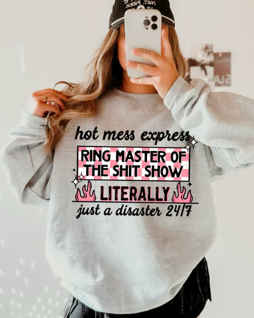Design - Ring Master Of The Shit Show (Glitter)