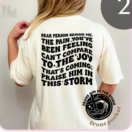 Design - Praise Him in the Storm