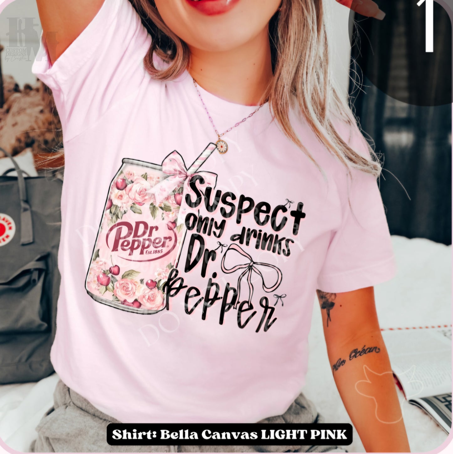 Design - Suspect Only Drinks Dr Pepper