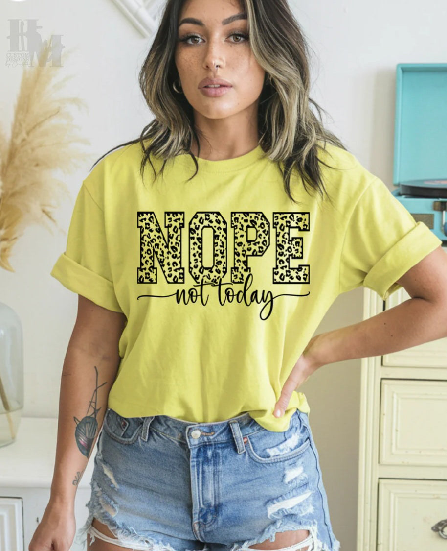 Design - Nope Not Today Leopard