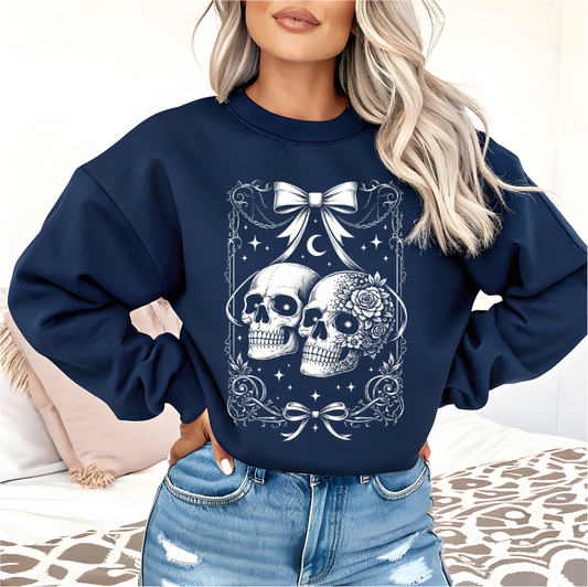 Skull Coquette DTF Transfer