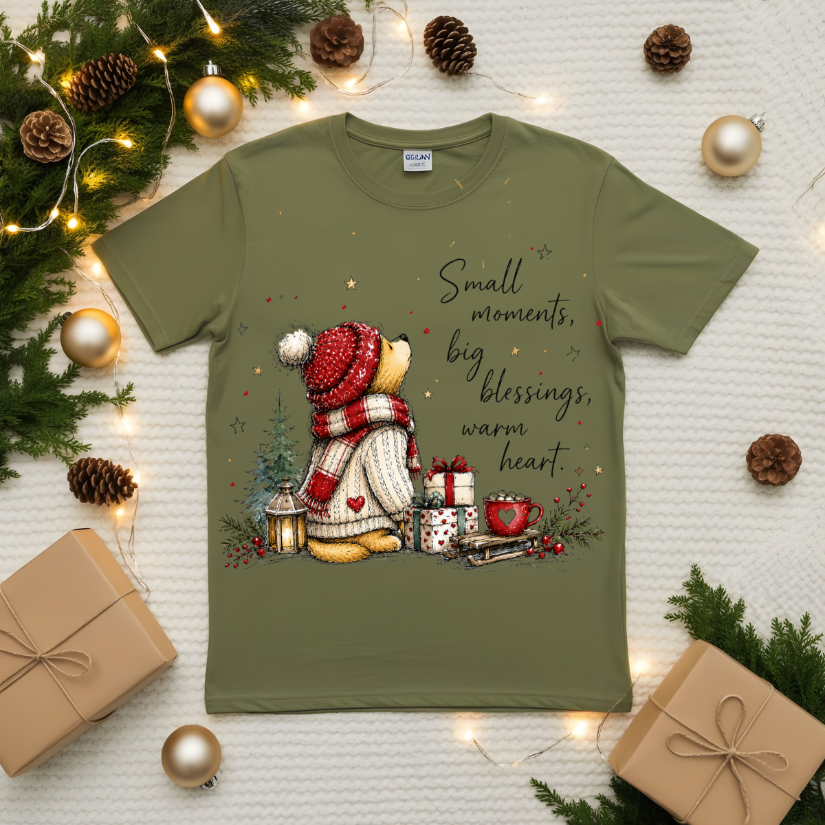 Small Moments Big Blessings Warm Heart DTF Transfer