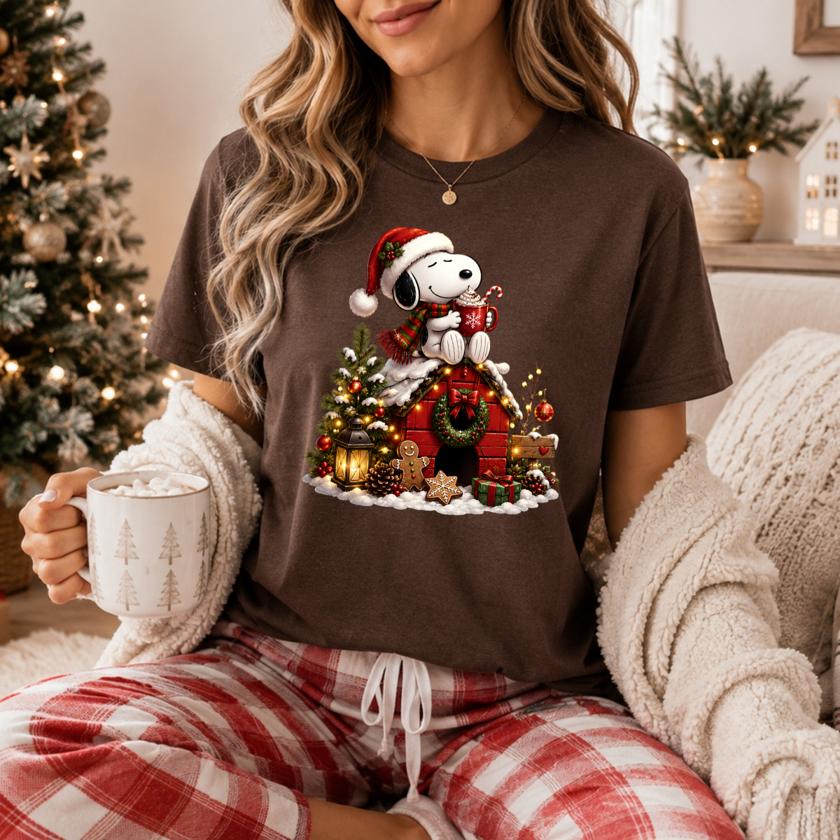 Snoopy Christmas DTF Transfer