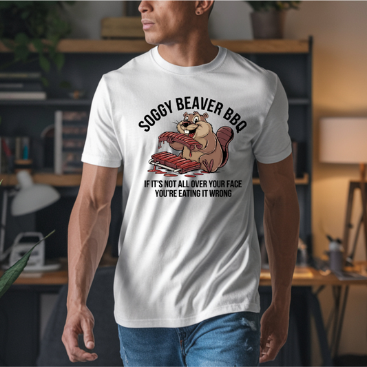 Soggy Beaver BBQ DTF Transfer