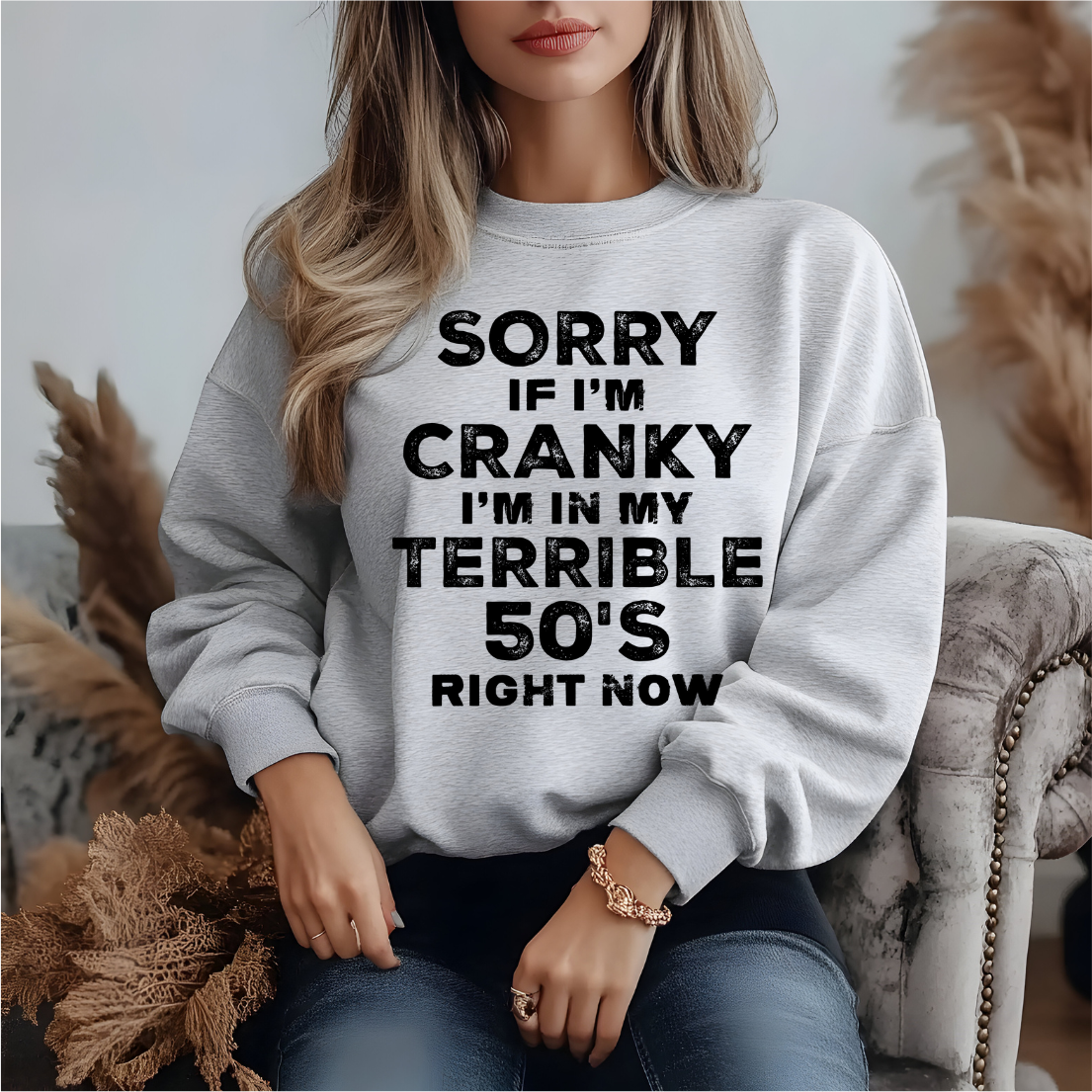 Sorry I'm Cranky Terrible 50's DTF Transfer