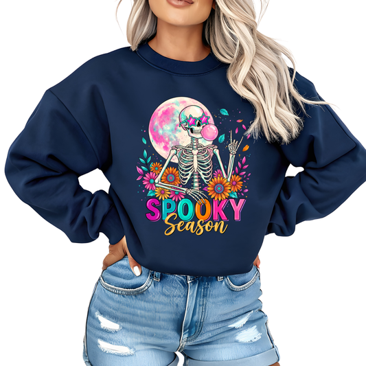 Spooky Season Bubble Gum Skeleton DTF Transfer