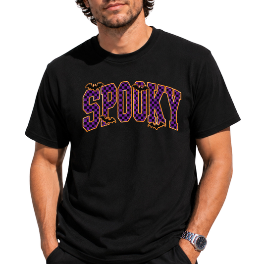 Spooky Varsity Purple DTF Transfer