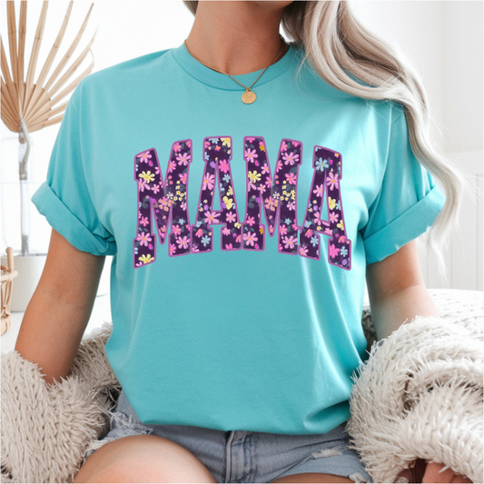Spring Flowers Mama DTF Transfer