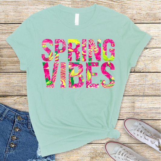 Spring Vibes DTF Transfer