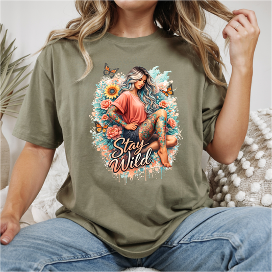 Stay Wild DTF Transfer