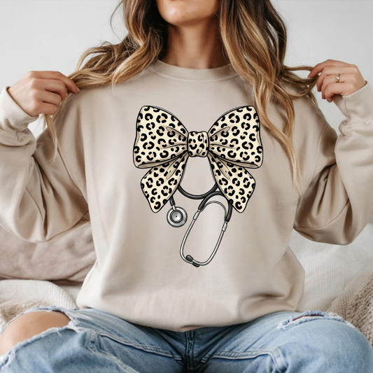 Stethoscope Bow DTF Transfer