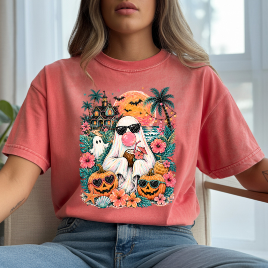 Summerween Ghost DTF Transfer