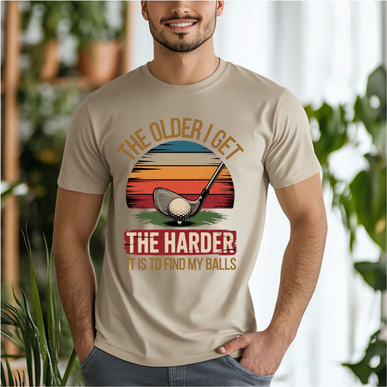 The Older I Get Golf DTF Transfer