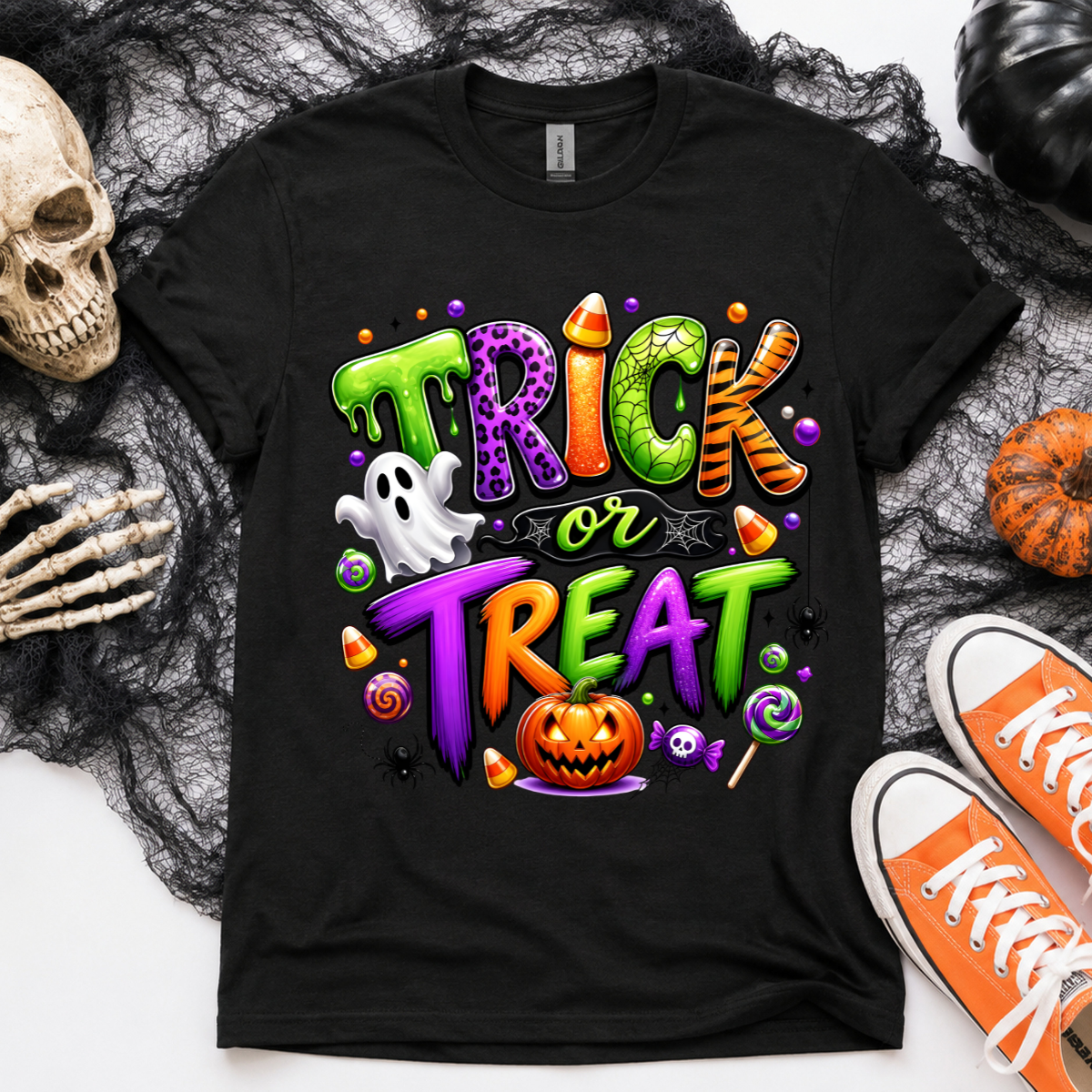 Trick Or Treat DTF Transfer