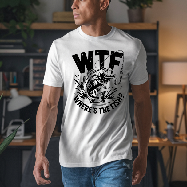 WTF Where's The Fish DTF Transfer