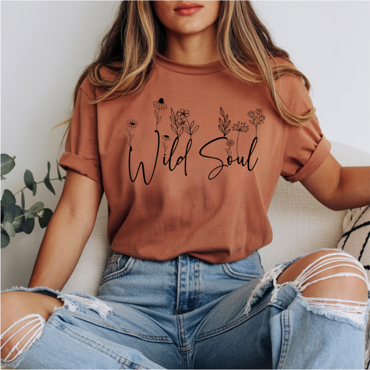 Wild Soul Flowers DTF Transfer