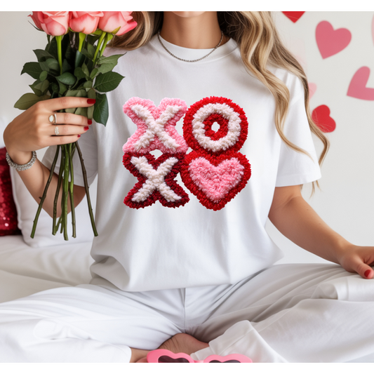 Latch Hook XOXO DTF Transfer