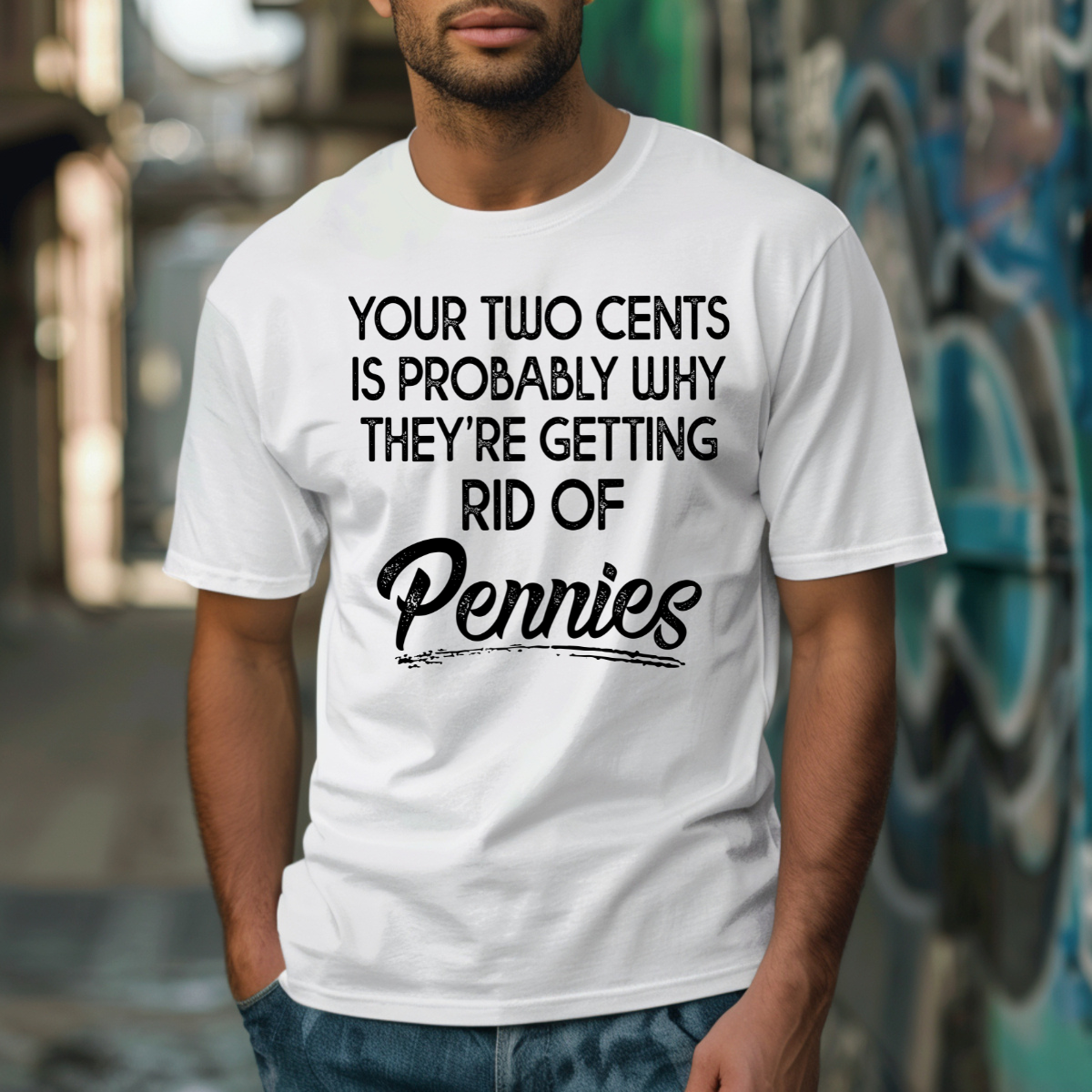 Your Two Cents Is Probably Why They're Getting Rid Of Pennies DTF Transfer