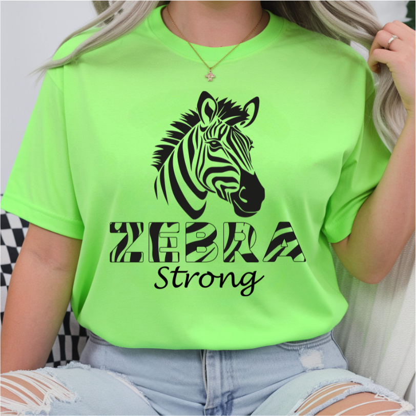 Zebra Strong DTF Transfer