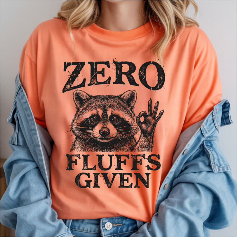 Zero Fluffs Given DTF Transfer