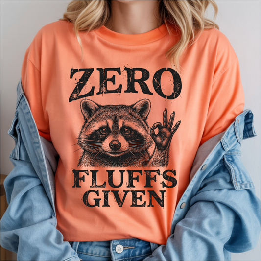 Zero Fluffs Given DTF Transfer