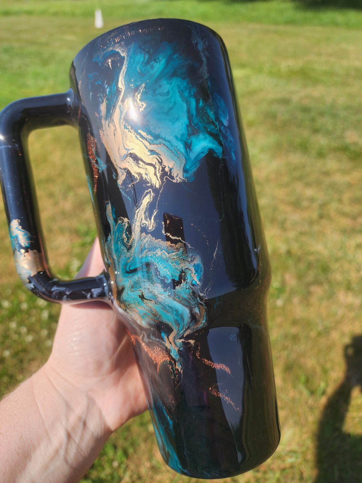 40 Oz Handle Tumbler