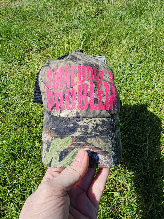 Womens Pony Tail CC Hat Somebody's Problem