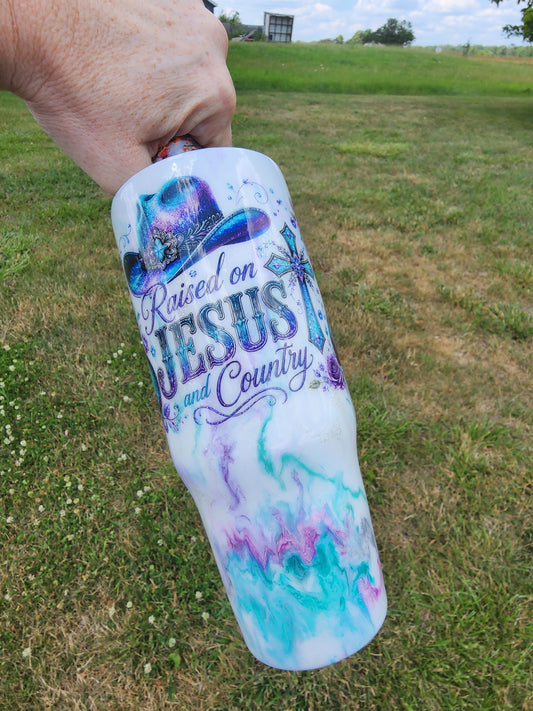 30 Oz Handle Tumbler