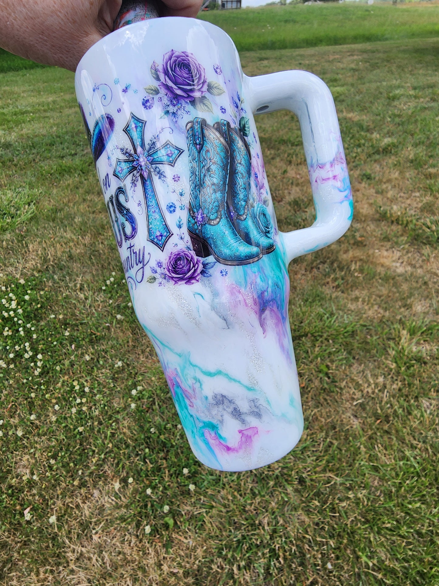 30 Oz Handle Tumbler