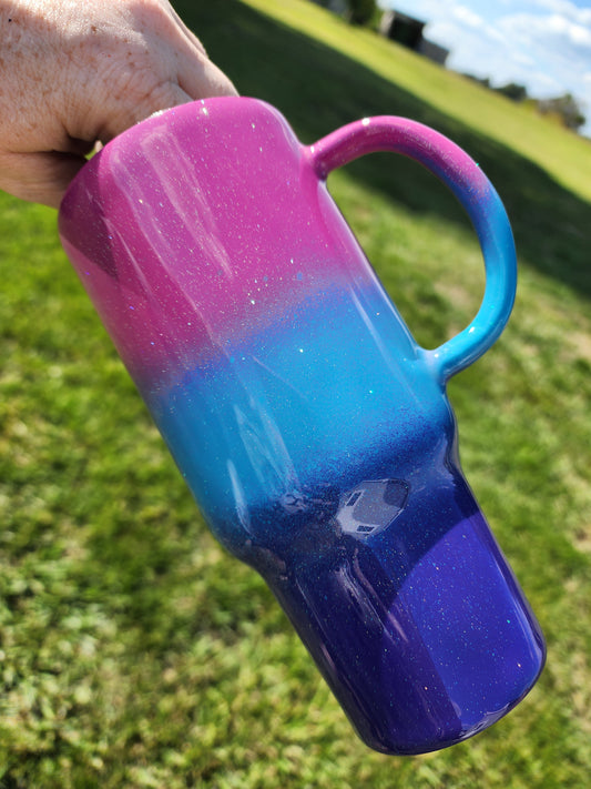 24 Oz Curve Handle Tumbler
